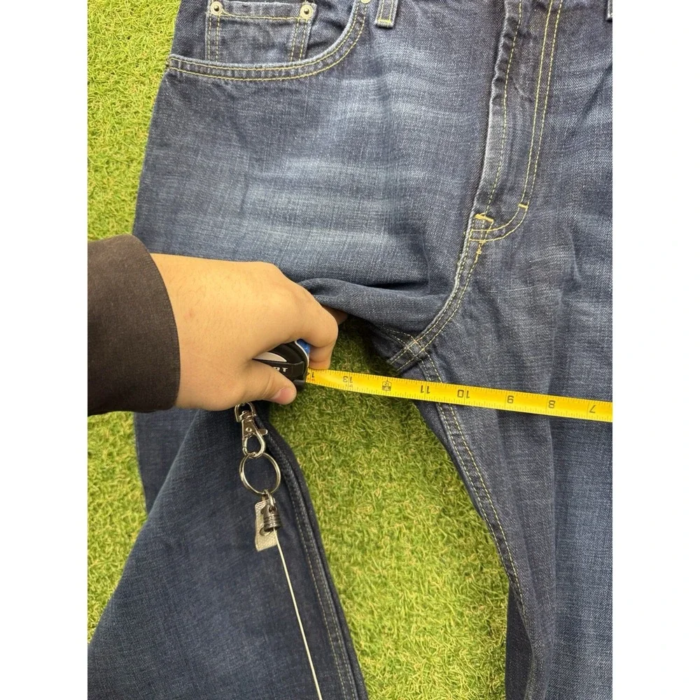 Vintage Banana Republic Jeans Mens 34x30 Faded Bootcut Wide Leg Casual Denim NWT